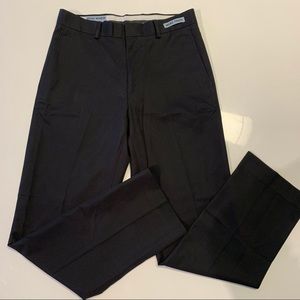 Black dress pants micro touch slim fit